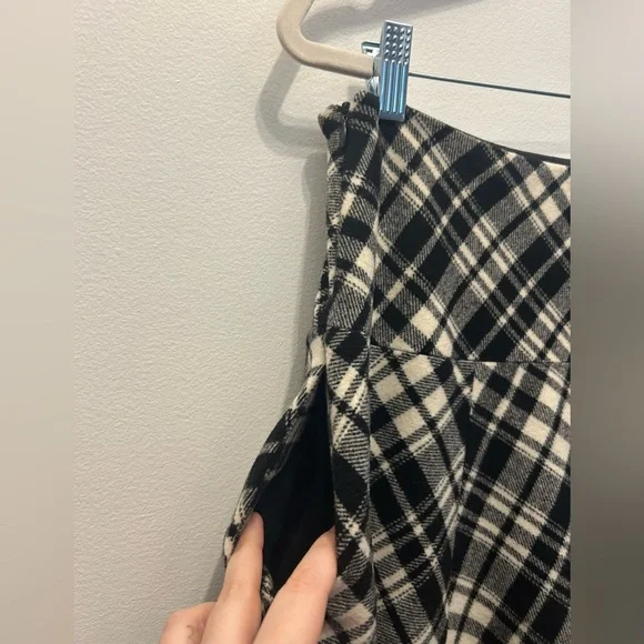 Wool Ralph Lauren Plaid Skirt - Picture 3 of 5